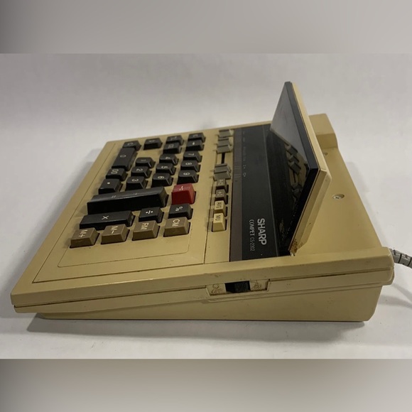 VTG Sharp COMPET CS-2302 Electronic Calculator Machine Tested (1982) - Picture 6 of 10